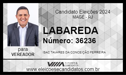 Candidato LABAREDA 2024 - MAGÉ - Eleições