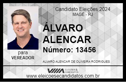 Candidato ÁLVARO ALENCAR 2024 - MAGÉ - Eleições