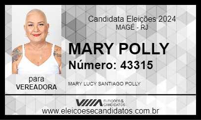 Candidato MARY POLLY 2024 - MAGÉ - Eleições