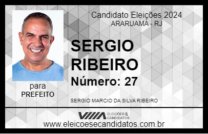 Candidato SERGIO RIBEIRO 2024 - ARARUAMA - Eleições