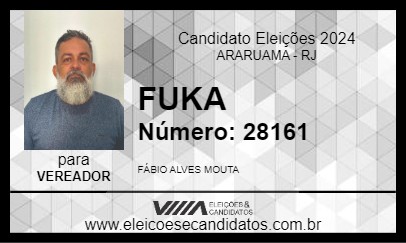 Candidato FUKA 2024 - ARARUAMA - Eleições