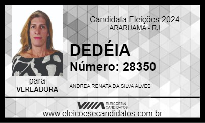 Candidato DEDÉIA 2024 - ARARUAMA - Eleições