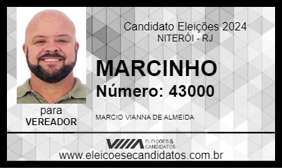 Candidato MARCINHO 2024 - NITERÓI - Eleições