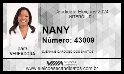 Candidato NANY 2024 - NITERÓI - Eleições