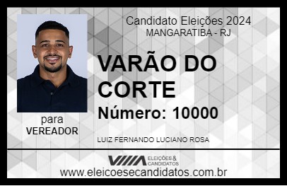 Candidato VARÃO DO CORTE 2024 - MANGARATIBA - Eleições