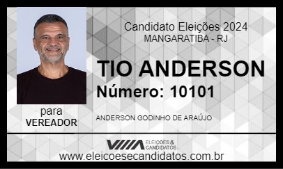 Candidato TIO ANDERSON 2024 - MANGARATIBA - Eleições