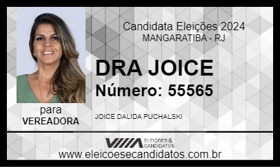 Candidato DRA JOICE 2024 - MANGARATIBA - Eleições