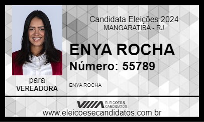 Candidato ENYA ROCHA 2024 - MANGARATIBA - Eleições