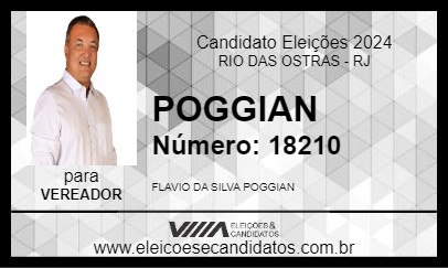 Candidato POGGIAN 2024 - RIO DAS OSTRAS - Eleições