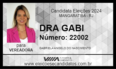 Candidato DRA GABI 2024 - MANGARATIBA - Eleições