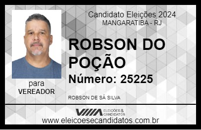 Candidato ROBSON DO POÇÃO 2024 - MANGARATIBA - Eleições