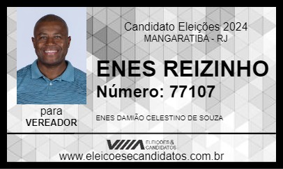 Candidato ENES REIZINHO 2024 - MANGARATIBA - Eleições