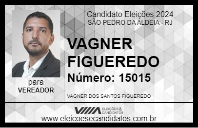 Candidato VAGNER FIGUEREDO 2024 - SÃO PEDRO DA ALDEIA - Eleições