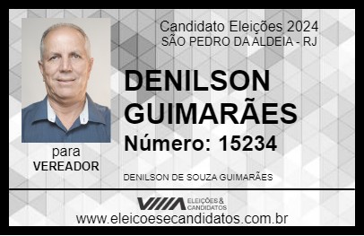 Candidato DENILSON GUIMARÃES 2024 - SÃO PEDRO DA ALDEIA - Eleições