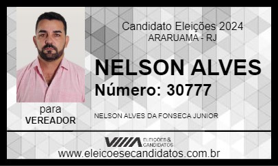 Candidato NELSON ALVES 2024 - ARARUAMA - Eleições