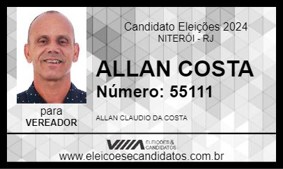 Candidato ALLAN COSTA 2024 - NITERÓI - Eleições