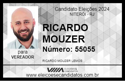 Candidato RICARDO MOUZER 2024 - NITERÓI - Eleições