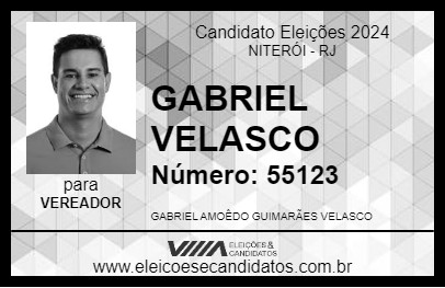 Candidato GABRIEL VELASCO 2024 - NITERÓI - Eleições