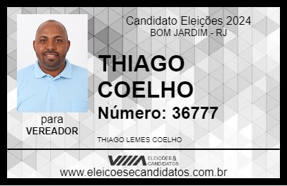 Candidato THIAGO COELHO 2024 - BOM JARDIM - Eleições