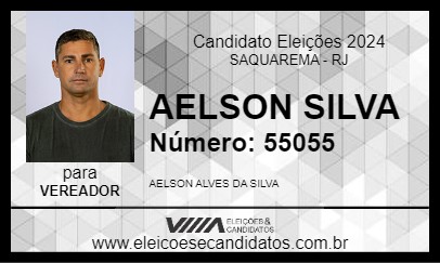 Candidato AELSON SILVA 2024 - SAQUAREMA - Eleições