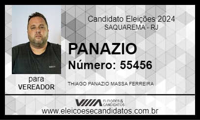 Candidato PANAZIO 2024 - SAQUAREMA - Eleições