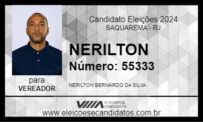 Candidato NERILTON 2024 - SAQUAREMA - Eleições