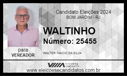 Candidato WALTINHO 2024 - BOM JARDIM - Eleições