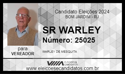 Candidato SR WARLEY 2024 - BOM JARDIM - Eleições