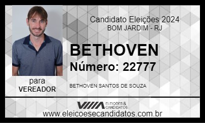 Candidato BETHOVEN 2024 - BOM JARDIM - Eleições