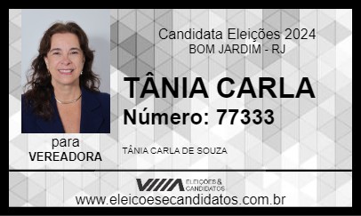 Candidato TÂNIA CARLA 2024 - BOM JARDIM - Eleições