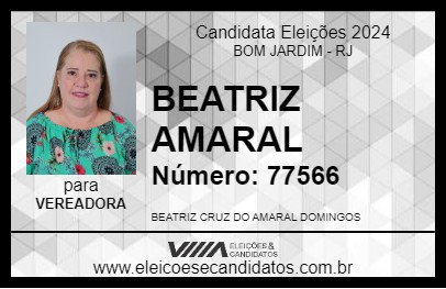 Candidato BEATRIZ AMARAL 2024 - BOM JARDIM - Eleições