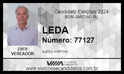 Candidato LEDA 2024 - BOM JARDIM - Eleições