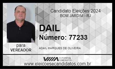 Candidato DAIL 2024 - BOM JARDIM - Eleições