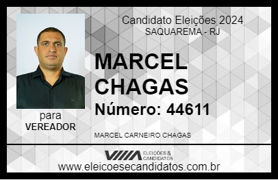 Candidato MARCEL CHAGAS 2024 - SAQUAREMA - Eleições