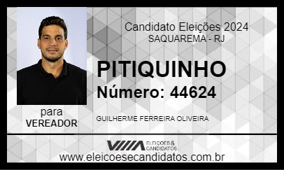 Candidato PITIQUINHO 2024 - SAQUAREMA - Eleições