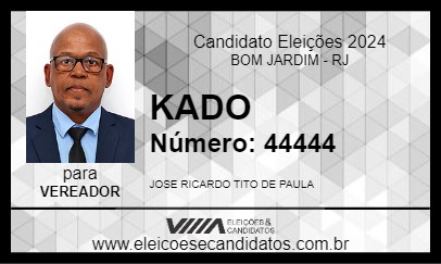 Candidato KADO 2024 - BOM JARDIM - Eleições