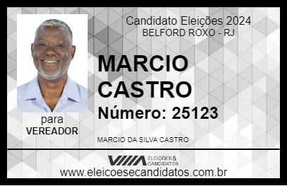 Candidato MARCIO CASTRO 2024 - BELFORD ROXO - Eleições