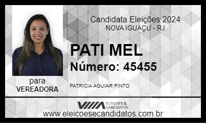 Candidato PATI MEL 2024 - NOVA IGUAÇU - Eleições