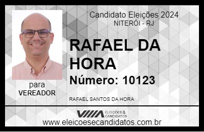 Candidato RAFAEL DA HORA 2024 - NITERÓI - Eleições