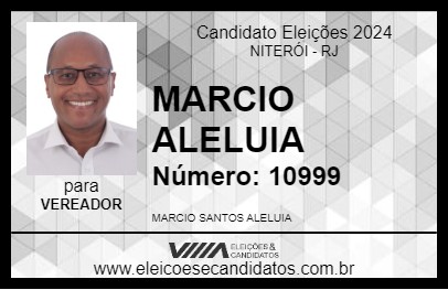 Candidato MARCIO ALELUIA 2024 - NITERÓI - Eleições