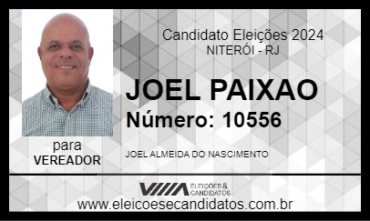 Candidato JOEL PAIXAO 2024 - NITERÓI - Eleições