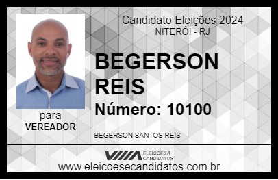 Candidato BEGERSON REIS 2024 - NITERÓI - Eleições