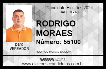 Candidato RODRIGO MORAES 2024 - JAPERI - Eleições