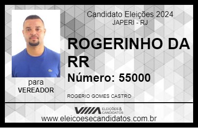 Candidato ROGERINHO DA RR 2024 - JAPERI - Eleições