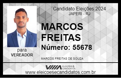 Candidato MARCOS FREITAS 2024 - JAPERI - Eleições