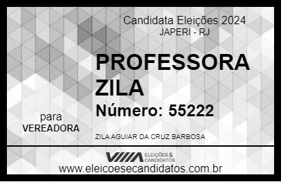 Candidato PROFESSORA ZILA 2024 - JAPERI - Eleições