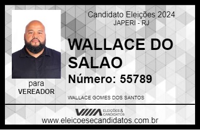 Candidato WALLACE DO SALAO 2024 - JAPERI - Eleições