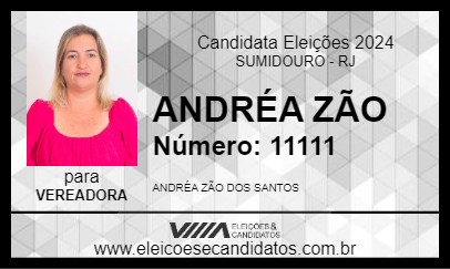 Candidato ANDRÉA ZÃO 2024 - SUMIDOURO - Eleições