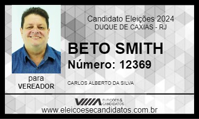 Candidato BETO SMITH 2024 - DUQUE DE CAXIAS - Eleições