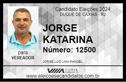 Candidato JORGE KATARINA 2024 - DUQUE DE CAXIAS - Eleições